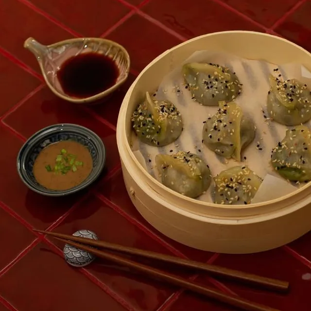 Steamed dumplings at Nami